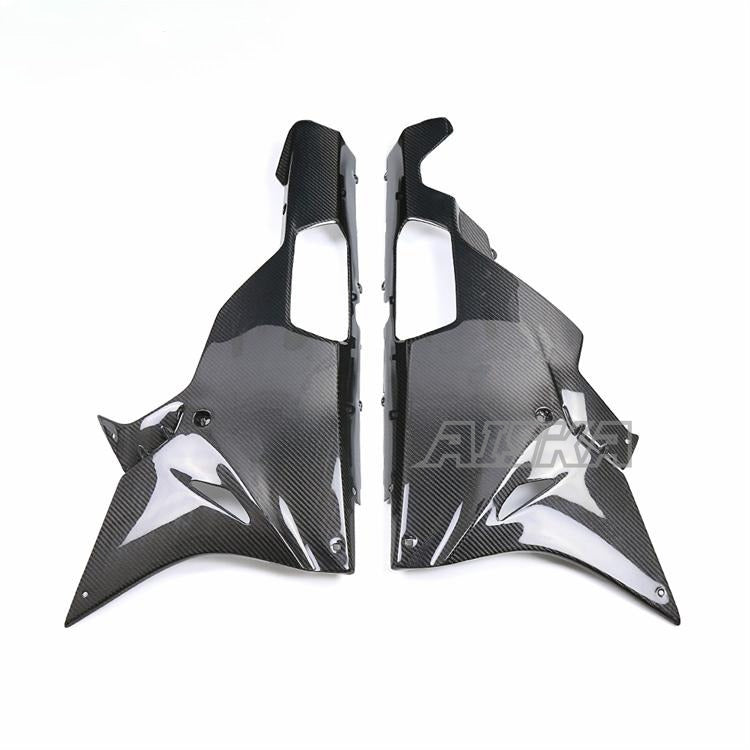 AISKA 100% 3K Full Carbon Fiber Twill Weave Glossy Motorcycle Lower Side Fairings for BMW S1000RR 2015-2018