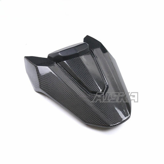 AISKA Dry Carbon Fiber Motorcycle Rear Tail Pillion Seat Cover Cowl Seat for Honda CB650F CBR650F 2014-2018 CB650R CBR650R 2019+