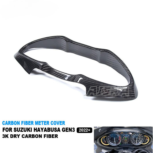 AISKA 100% Dry Carbon Fiber Motorcycle Instrument Meter Cover Fairing for Suzuki GSX1300R Hayabusa Gen3 2021-2025