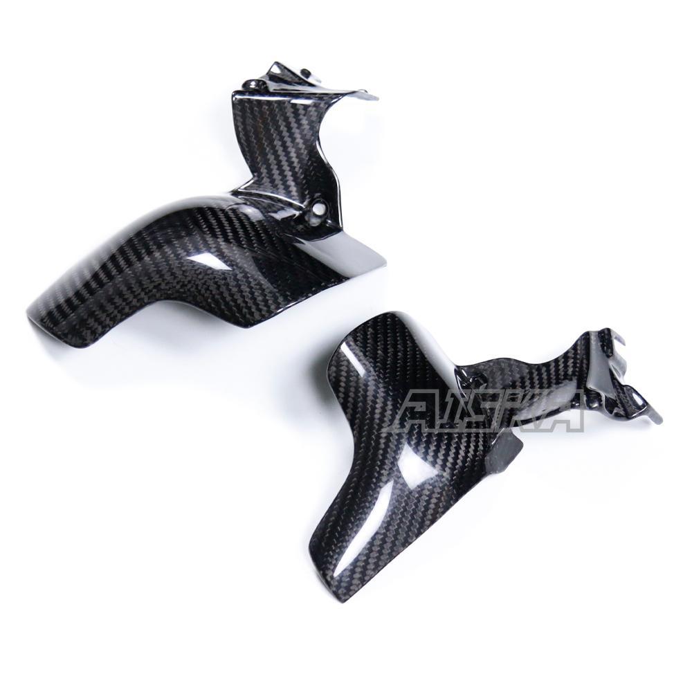 AISKA Carbon Fiber Mid Frame Heat Air Deflector Shield Cover for Harley Davidson Softail Low Rider S ST FXST FLHCS 2018-2025