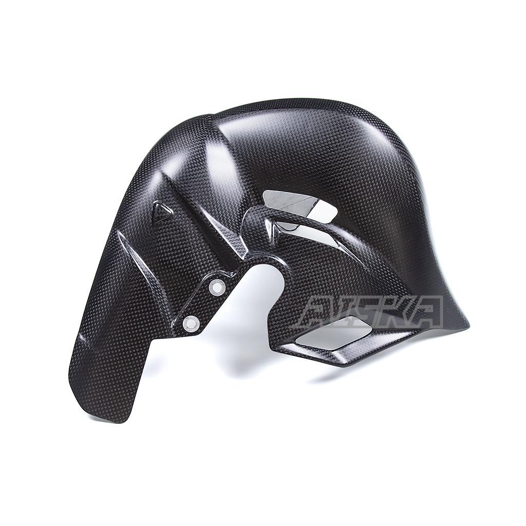 AISKA 100% 3K Full Dry Carbon Fiber Motorcycle Heat Shield Exhaust Hood Protection Cover for Ducati Panigale V4 V4S 2025