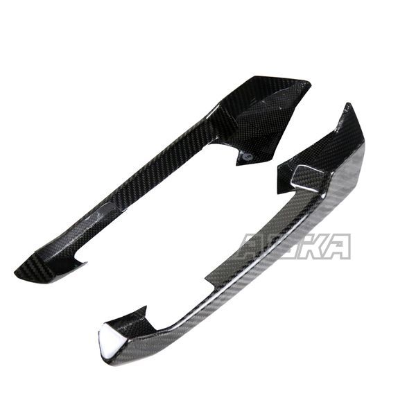 AISKA 3K Full Dry Carbon Fiber Motorcycle Accessories Passenger Rear Seat Bar Cover for Honda XADV 750 2017 2018 2019