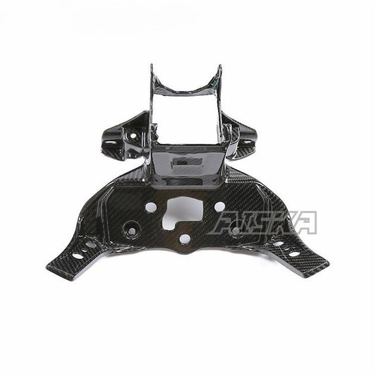 AISKA 100% 3K Full Dry Carbon Motorcycle Headlight Bracket Headlamp Upper Stay Fairing for BMW S1000RR 2019-2022