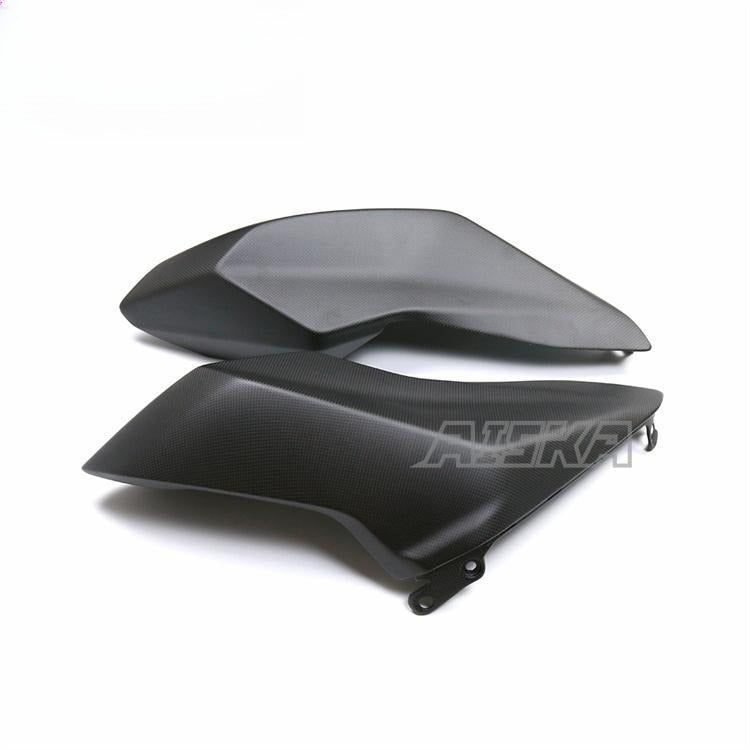 AISKA 100% Carbon Fiber  Motorcycle Accessories Front Fuel tank Side Panel for Ducati Hypermotard 950 2019+