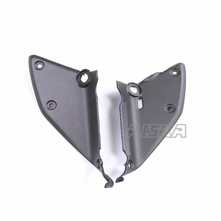 AISKA 100% Dry Carbon Fiber Motorcycle Accessories Side Panel of Intake Cover for Ducati Streetfighter V4 V4S 2020-2022
