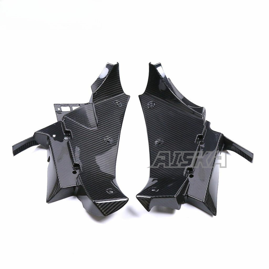 AISKA R7 Carbon Fiber Front Body Fairings Motorcycle Carbon Side Panels Fairings Kits for Yamaha R7 2022 2023 2024