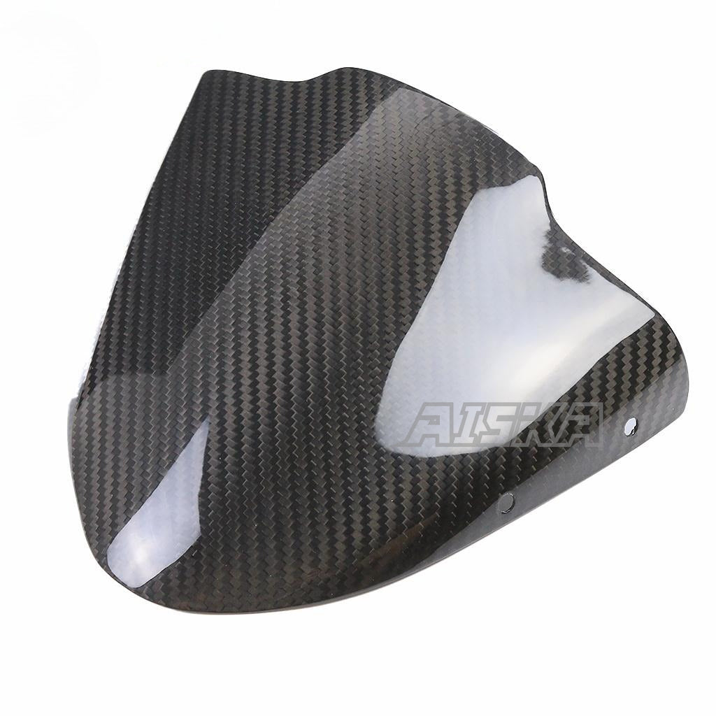 AISKA 3K Carbon Fiber Motorcycle Upper Front Fairing Headlight Cover for Yamaha MT09 FZ09 2017-2020