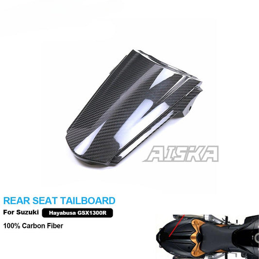 AISKA 3K Dry Carbon Fiber Motorcycle Rear Seat HumpTail Upper Cover for SUZUKI GSX1300R Hayabusa 2021-2025