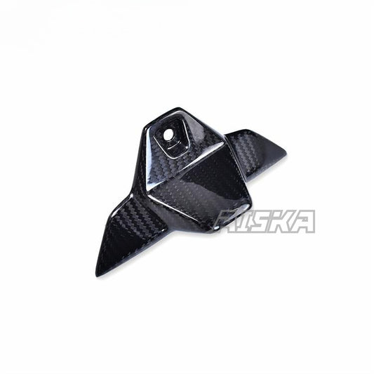 AISKA 100% 3K Full Carbon Fiber Twill Weave Motorcycle Headlamp Small Cover Headlight Upper Fairing for BMW S1000R 2021-2024