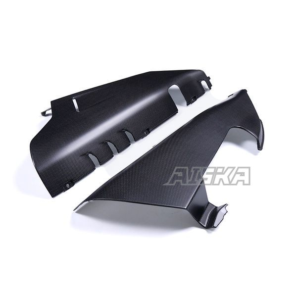 AISKA 100% 3K Full Dry Carbon Fiber Fairings Motorcycle Lower Belly Pan for Ducati Panigale V4 V4S 2025