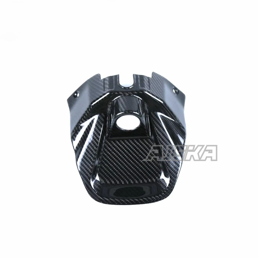 AISKA 3K Carbon Fiber Motorcycle Body Accessories Modified Lock Head Cover Key Lock Cover Decoration for Aprilia RS660  2021+
