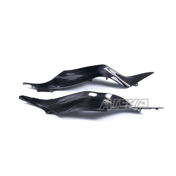 AISKA Motorcycle Full Dry Carbon Fiber Fuel Gas Tank Side Panel Cover Fairing for Kawasaki Ninja ZX-6R 2024