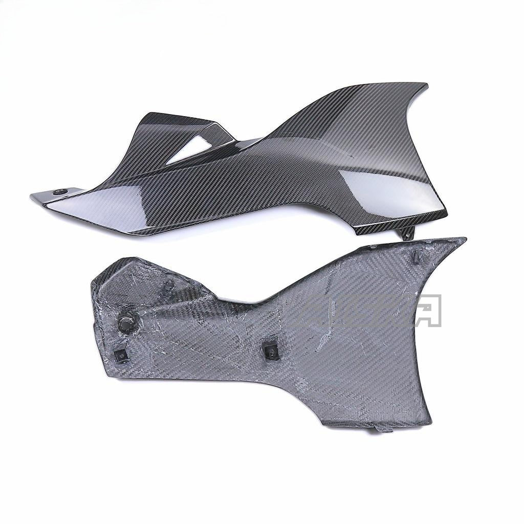 AISKA 3K Dry Carbon Fiber Motorcycle Accessories Lower Side Diversion Fairing Kit for SUZUKI GSX1300R 2021-2025