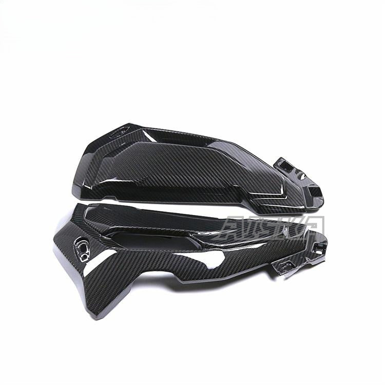 AISKA Wholesale 100% Carbon Fiber Fairing Motorcycle Radiator Side Panels Water Tank Guard for BMW S1000XR 2020-2024