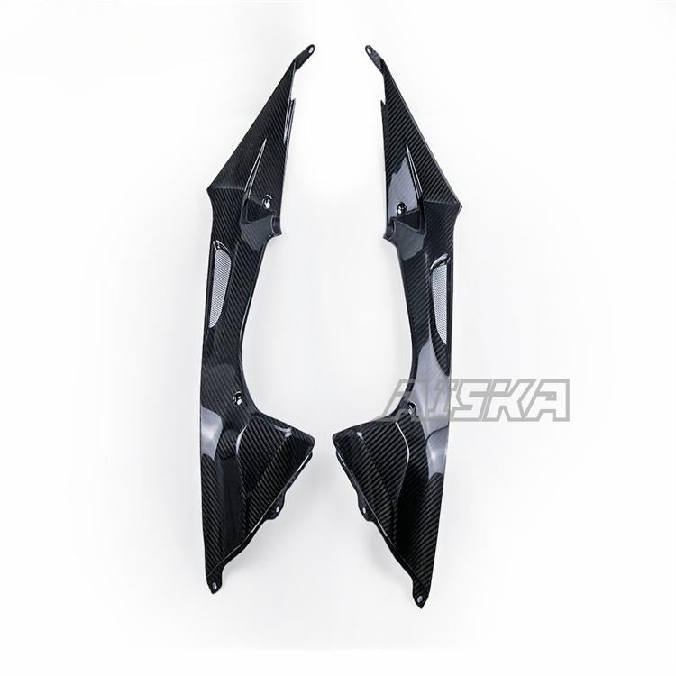 AISKA Twill Weave Glossy 3K 3*3 Carbon Fiber Motorcycle Fuel Gas Tank Side Panels Side Fairings for BMW S1000RR HP4 2009-2014