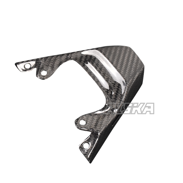 AISKA 3K Dry Carbon Fiber Motorcycle Rear Seat Tail Light Cover Fairing Cowl for Kawasaki ZX-6R 2019-2024 Model Years