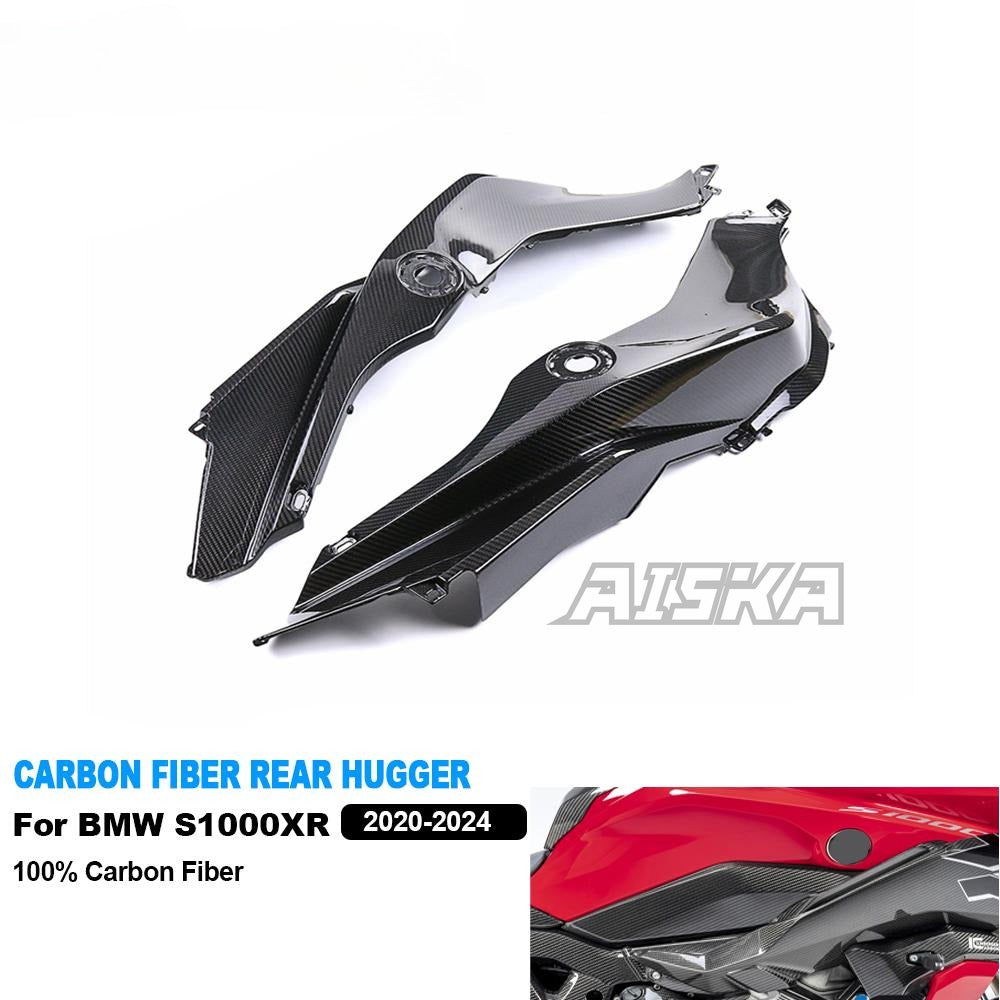 AISKA Wholesale 3K Real Dry Carbon Fiber Fairings Motorcycle Fuel GasTank Side Panels for BMW S1000XR 2020 2021 2022 2023 2024