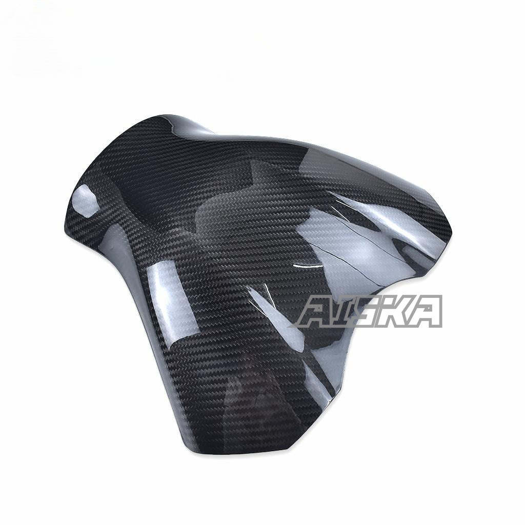 AISKA R6 Carbon Fiber Tank Cover Motorcycle Carbon Fibre Fuel Gas Tank Cover Protector Guard Fairing for Yamaha R6 2017-2024