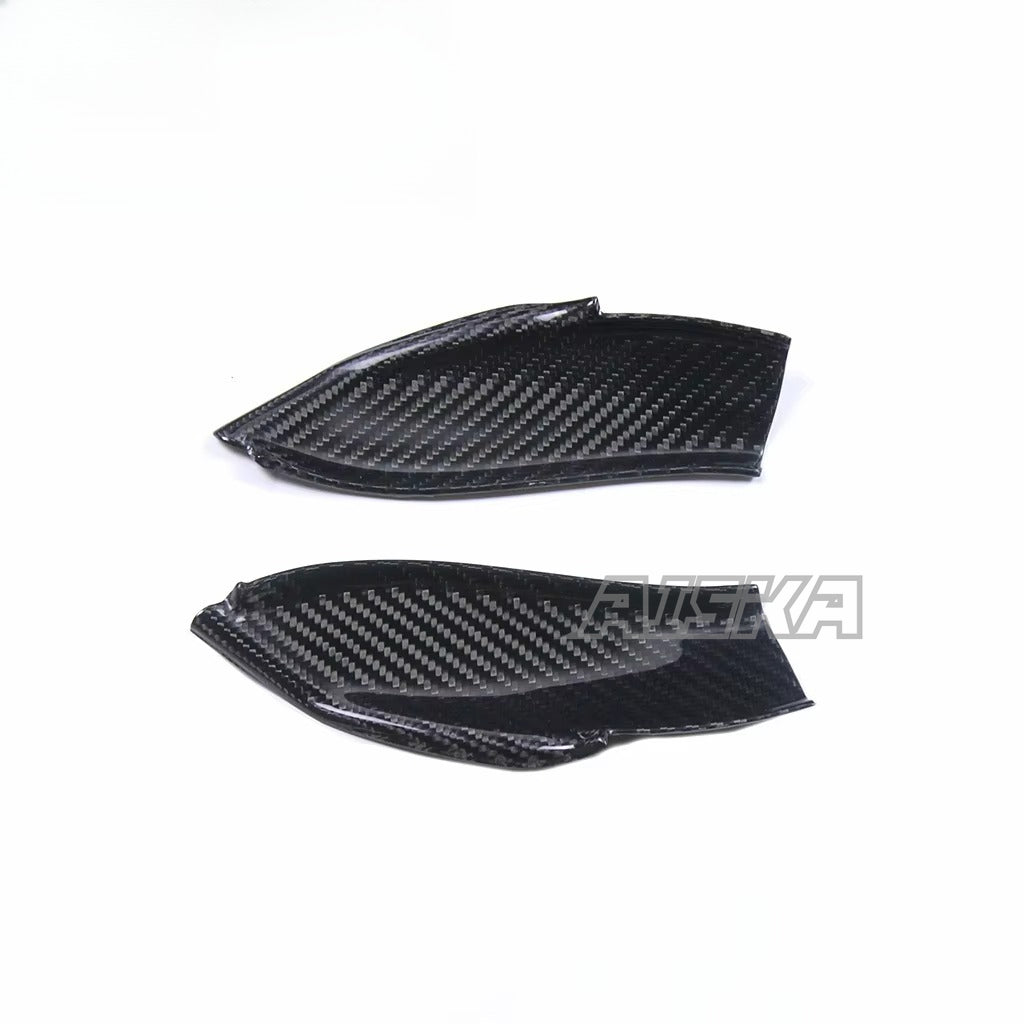 AISKA Twill Weave 3K 3*3 Carbon Fiber Motorcycle Accessories Side Panel Intake Cover for Aprilia RSV4  2021+