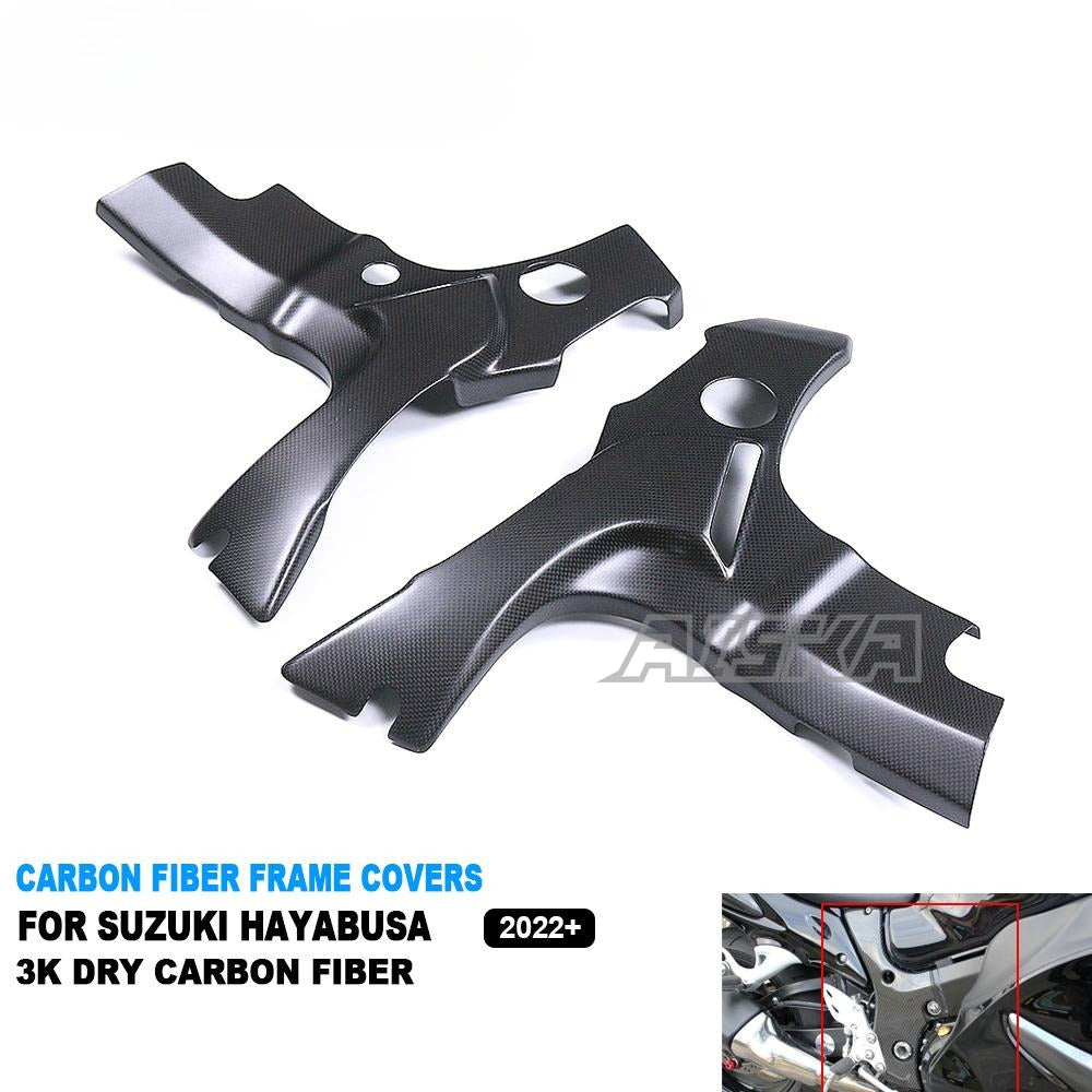 AISKA100%  3K Dry Carbon Fiber Parts Accessories Motorcycle Body Frame Cover Fairings for Suzuki Hayabusa GSX-1300R Gen 3 2021-2025