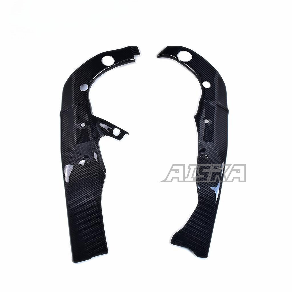 AISKA R6 Carbon Frame Covers Motorcycle Carbon Fiber Frame Covers Panels Protectors Guards for Yamaha R6 2017-2024 2022 2023