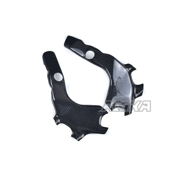 AISKA 3K Dry Carbon Fiber Motorcycle Fairing Frame Cover and Side for Kawasaki Ninja ZX-25R 2020-2024