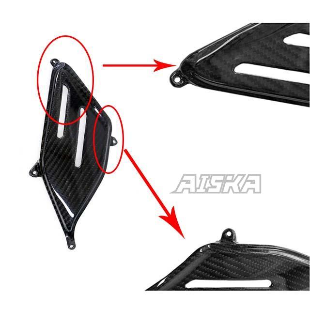 AISKA Carbon Fiber Motorcycle Accessories For Ducati Panigale V4 V4S V4R 2018-2021  Side Cushion of Abdominal Plate