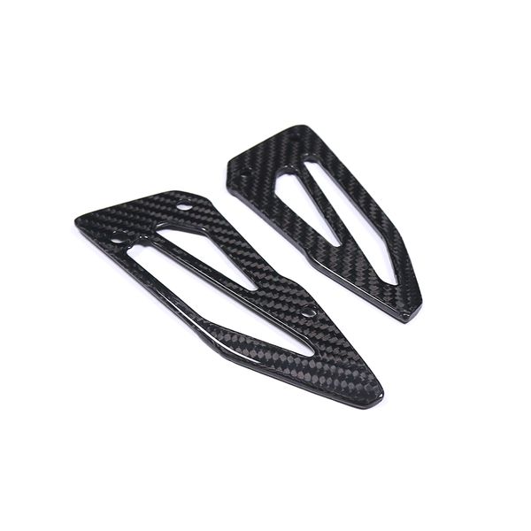 AISKA Dry Carbon Fiber Motorcycle Heel Guards Cover for Yamaha MT10 FZ10 2016-2021