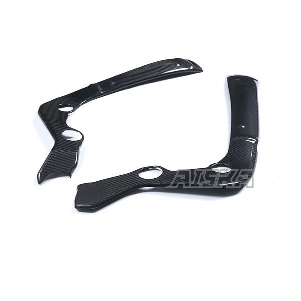 AISKA GSX-R 1000 Carbon Fiber Frame Covers 100% Dry Carbon Motorcycle Accessories Frame Covers for Suzuki GSXR1000 2017-2025