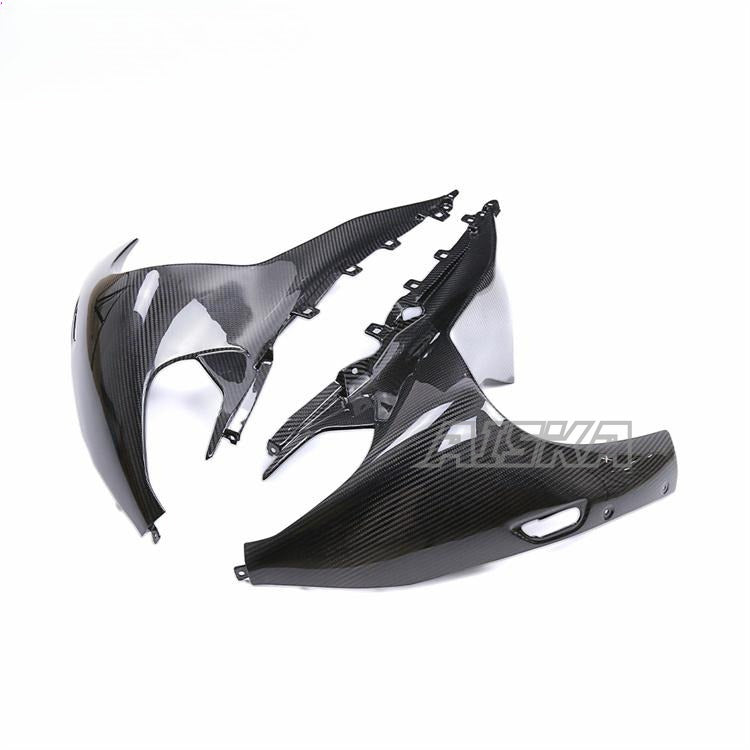 AISKA 3K Pure Dry Carbon Fiber Motorcycle Front Fairing Headlight Cover Side Panels for BMW M1000RR 2023-2024