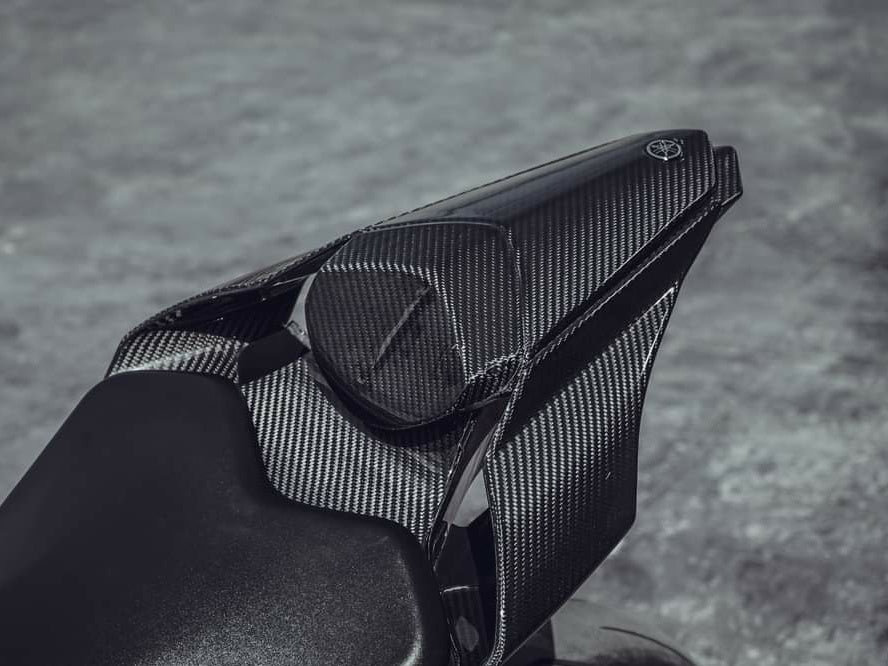 AISKA R6 Carbon Fiber Rear Seat Cowl Hump Fairing Motorcycle Carbon Rear Tail Seat Cover Cowl Fairing for Yamaha R6 2017-2024
