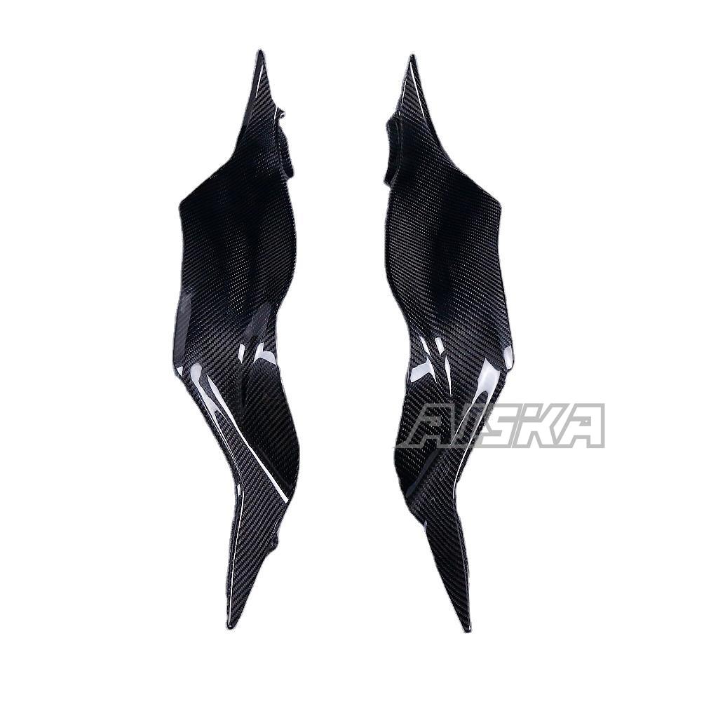 AISKA Motorcycle Full Dry Carbon Fiber Fuel Gas Tank Side Panel Cover Fairing for Kawasaki Ninja ZX-6R 2024
