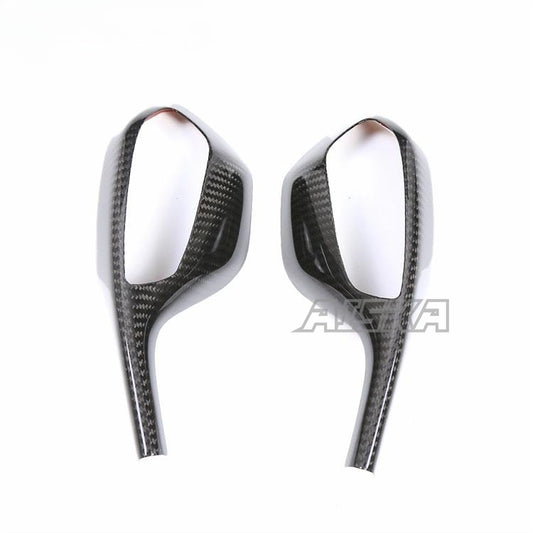 AISKA 3K Pure Carbon Fiber Rearview Mirrors Covers Motorcycle Rearview Side Mirror Cover for BMW S1000RR 2019-2022