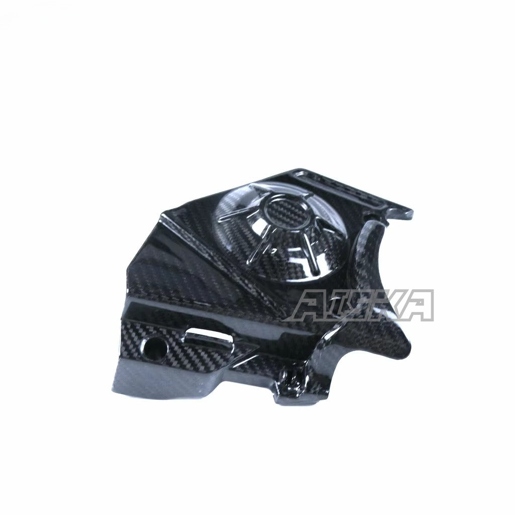 AISKA 3K Pure All Dry Carbon Fiber Motorcycle Body Accessories SPROCKET COVER Fairing for Aprilia RS660 2021+