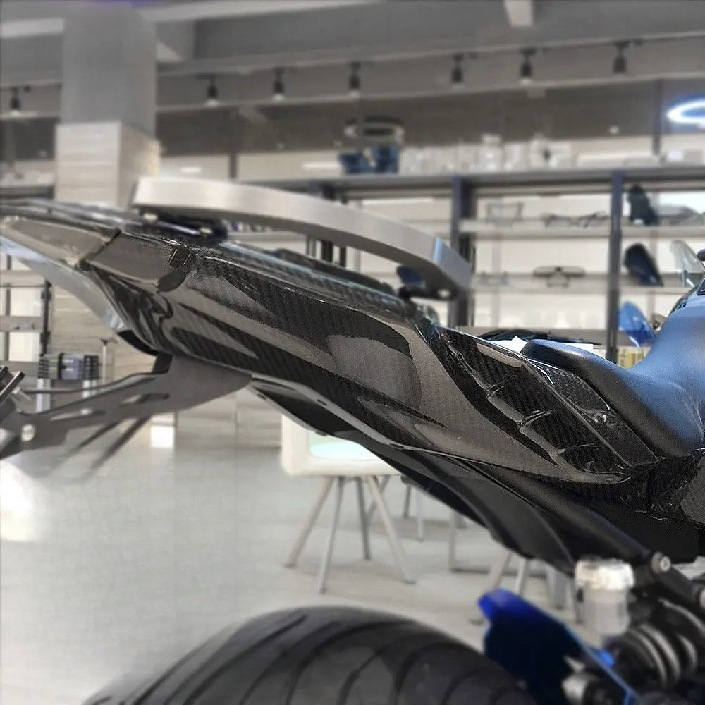 AISKA 100% Dry Carbon Fiber Motorcycle Rear Seat Tail Cowl Fairing for Yamaha MT07 MT-07 FZ07 FZ-07 2018-2022
