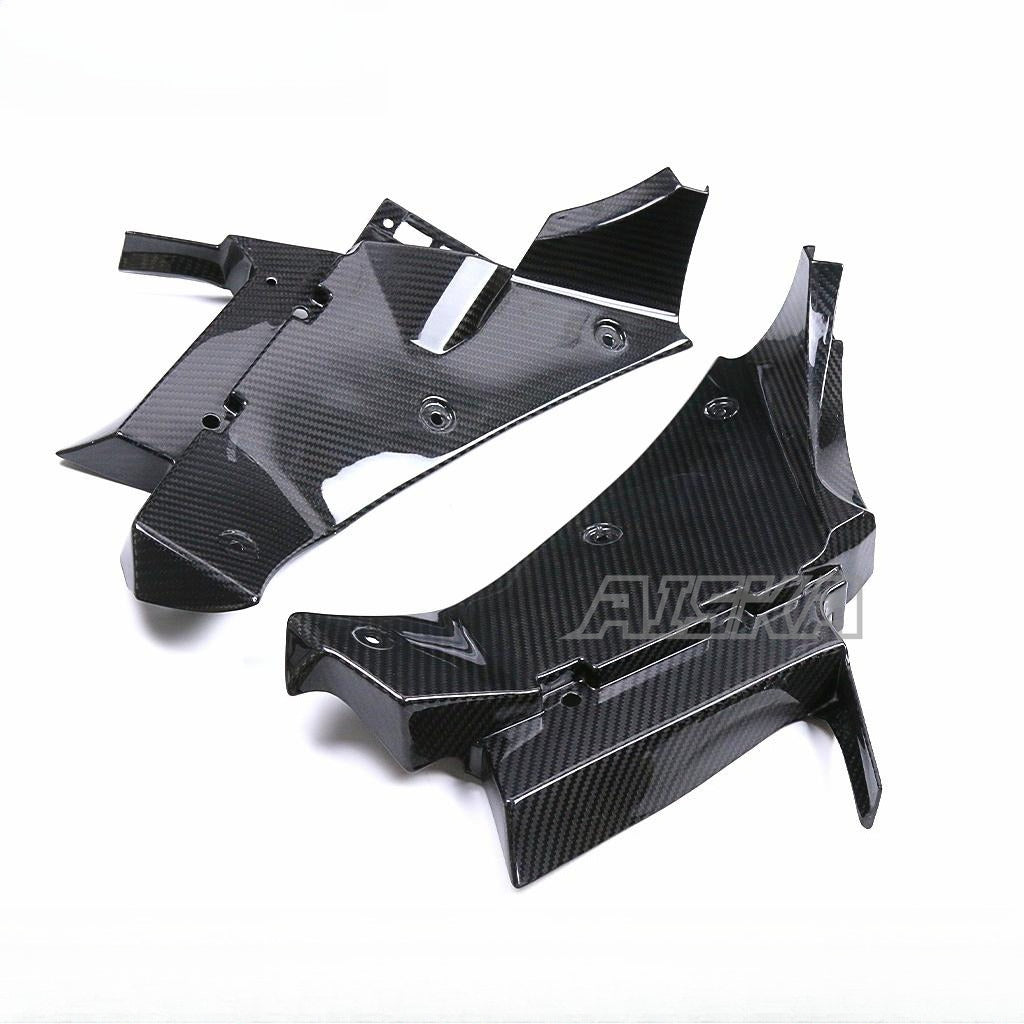 AISKA R7 Carbon Fiber Front Body Fairings Motorcycle Carbon Side Panels Fairings Kits for Yamaha R7 2022 2023 2024