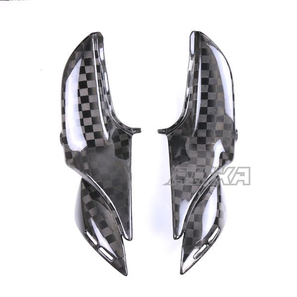 AISKA 3K Dry Carbon Fiber Motorcycle Fuel Tank Side Panels Cover Fairing Kits Cover Protector for Kawasaki Z900RS 2018-2024