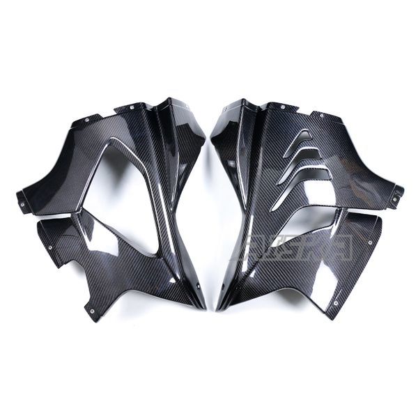 AISKA 100% 3K Full Dry Carbon Fiber Motorcycle 1 Set Winglets Belly Pan Side Panel Front Fairing for BMW M1000RR Racing 2025