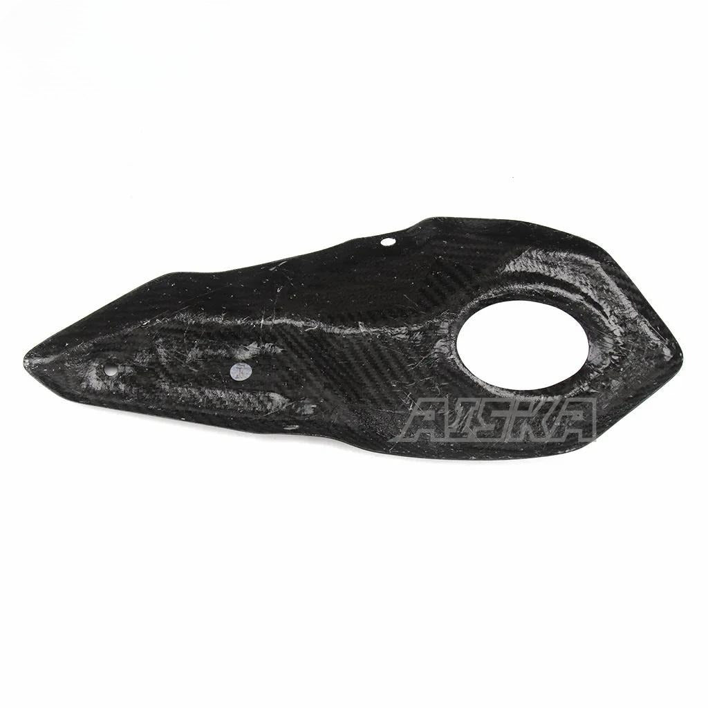 AISKA Carbon Fiber Motorcycle Exhaust Muffler Pipe Heat Shield Guard Cover Protector Fairing for Yamaha MT09 FZ09 2017-2020