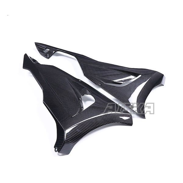 AISKA Motorcycle Full Dry Carbon Fiber Lower Belly Pan Fairing for Kawasaki Ninja ZX-6R 2024