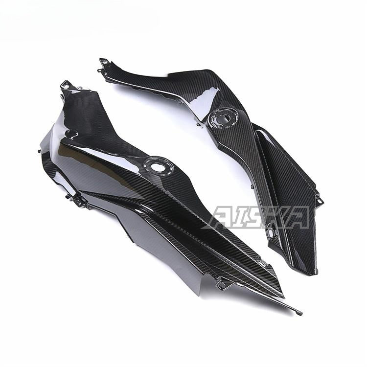 AISKA Wholesale 3K Real Dry Carbon Fiber Fairings Motorcycle Fuel GasTank Side Panels for BMW S1000XR 2020 2021 2022 2023 2024