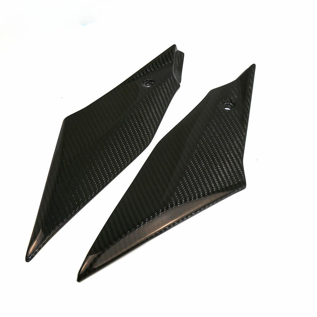 AISKA Tank Side Panels Motorcycle Carbon Fiber Gas Fuel Tank Side Cover Fairing for Yamaha R1 R1M 2015-2025