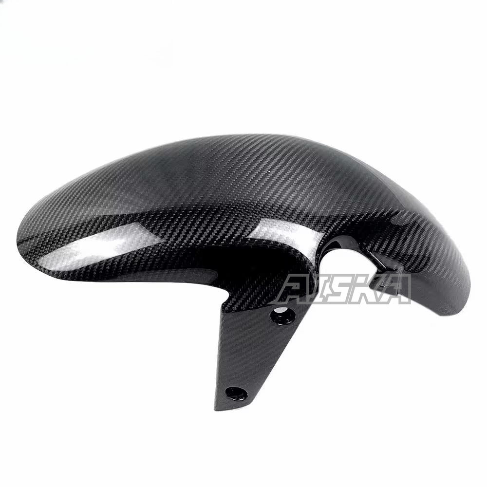 AISKA Motorcycle 3K Dry Carbon Fiber Front Fender Mud Guard Hugger for Honda CB650F CBR650F 2014 2015 2016 2017 2018