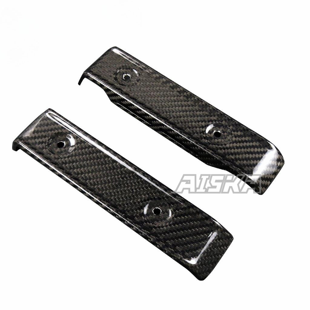 AISKA 3K Dry Carbon Fiber Motorcycle Accessories Radiator Side Panel Cover Fairings for Kawasaki Z900RS 2018-2024