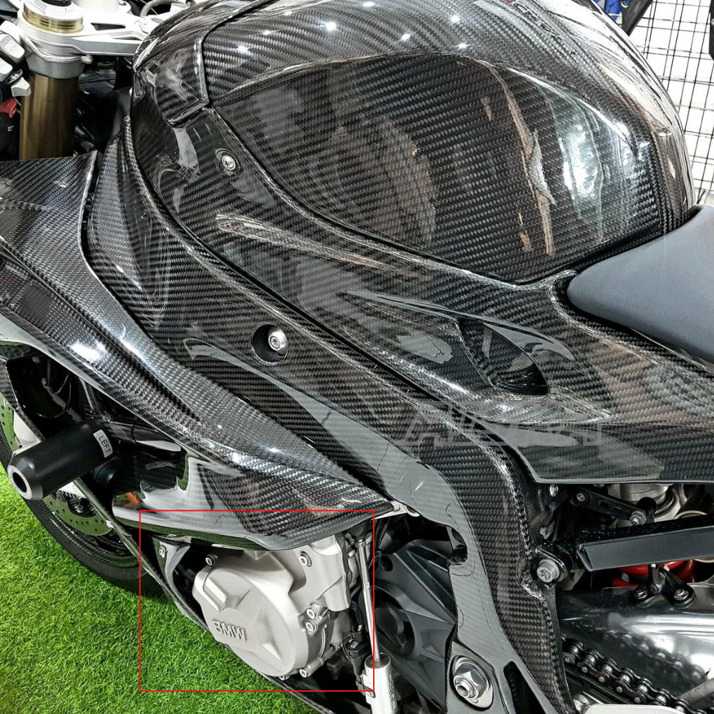 AISKA Twill Weave 100% 3K Carbon Accessories Motorcycle Carbon Fiber Clutch Cover for BMW S1000RR 2015-2018