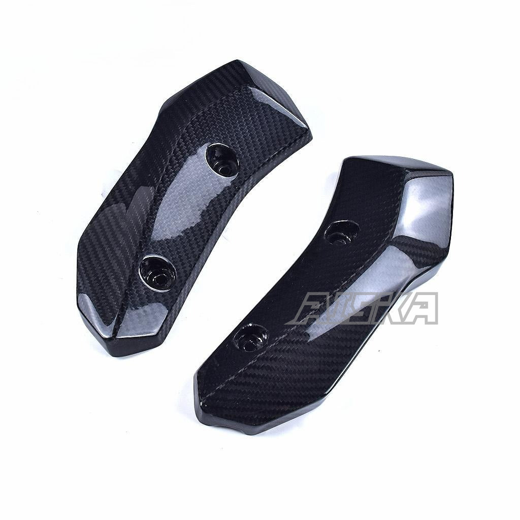 AISKA Motorcycle Carbon Fiber Front Side Radiator Cover Fairing Radiator Guards for Yamaha MT07 MT-07 FZ07 FZ-07 2014-2017