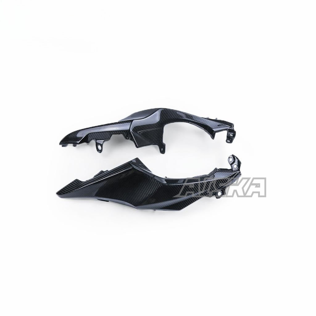 AISKA 100% 3K Dry Carbon Fiber Motorcycle  Accessories Tail Seat Side Fairing Panels for Suzuki GSXR1000 2017+