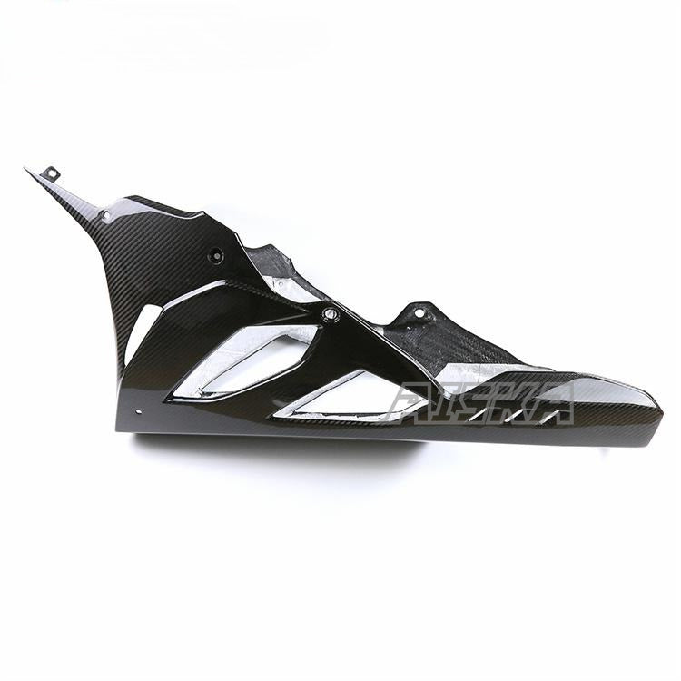 AISKA 100% 3K Carbon Fiber Motorcycle Under Fairing Kit Racing Belly Pan for BMW S1000RR 2019-2025