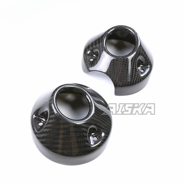AISKA 3K Pure Carbon Fiber Motorcycle Accessories  Exhaust Tips Tail Section Cover for Harley Sportster S 1250 Fairing