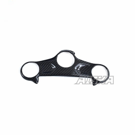 AISKA Motorcycle 3K Dry Carbon Fiber Front Fork Bridge Fairing Steering Head Cover Fairing Kits for Honda CB650R CBR650R 2019+